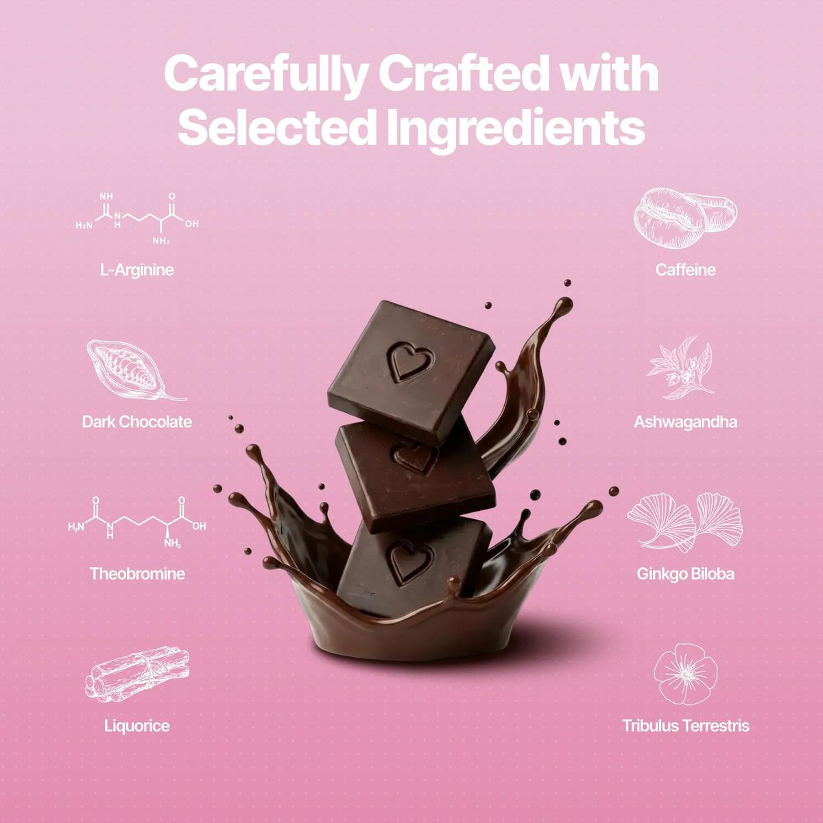 Nooky Valentine Edition Gift kit | Herb Infused Choco Bar for Couples + Saucy Cards