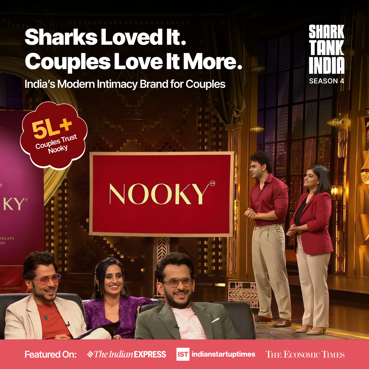 Nooky LGBTQ+- 2-In-1 Intimacy Aphrodisiac Chocolate Them
