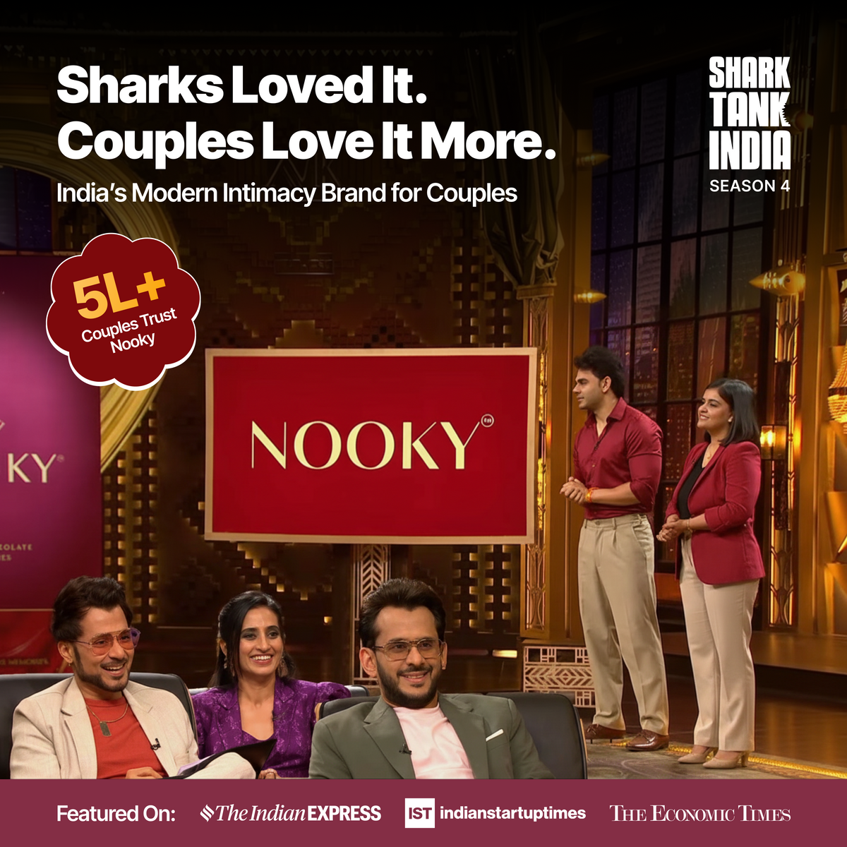 Nooky Mini Bite -2 in 1 Intimacy Chooclate for Couple