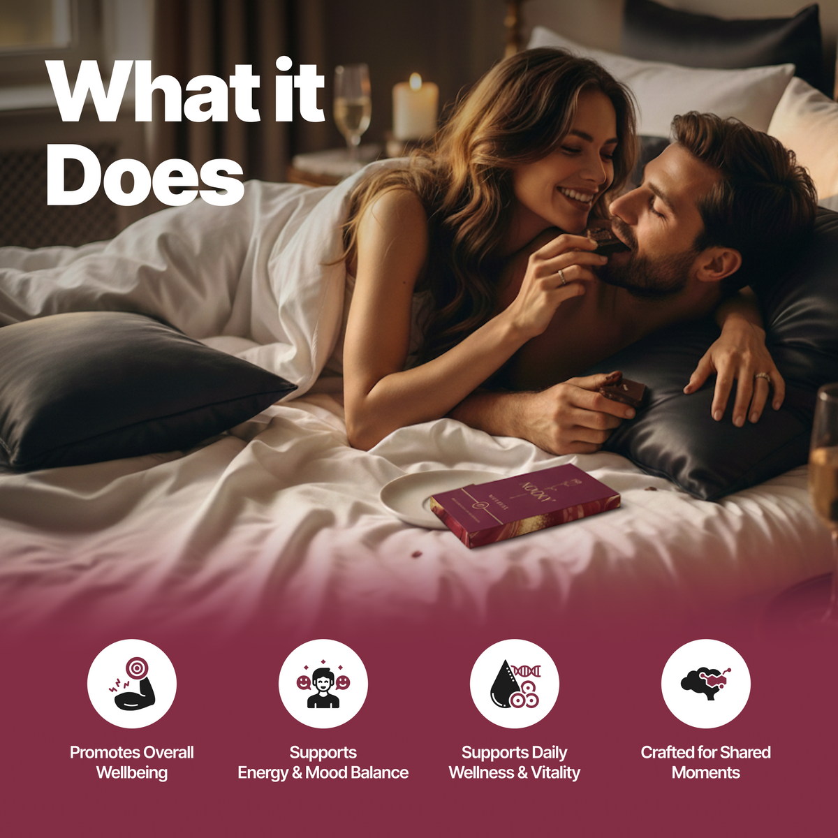 Nooky Mini Bite -2 in 1 Intimacy Chooclate for Couple